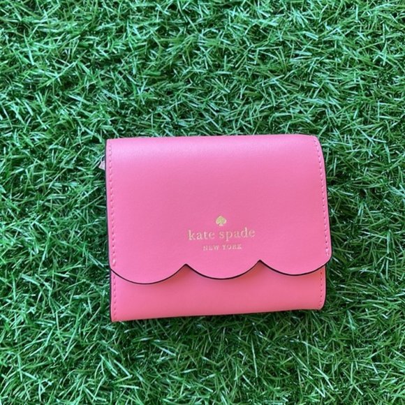 kate spade Handbags - Kate Spade Gemma Small Flap Wallet Pink